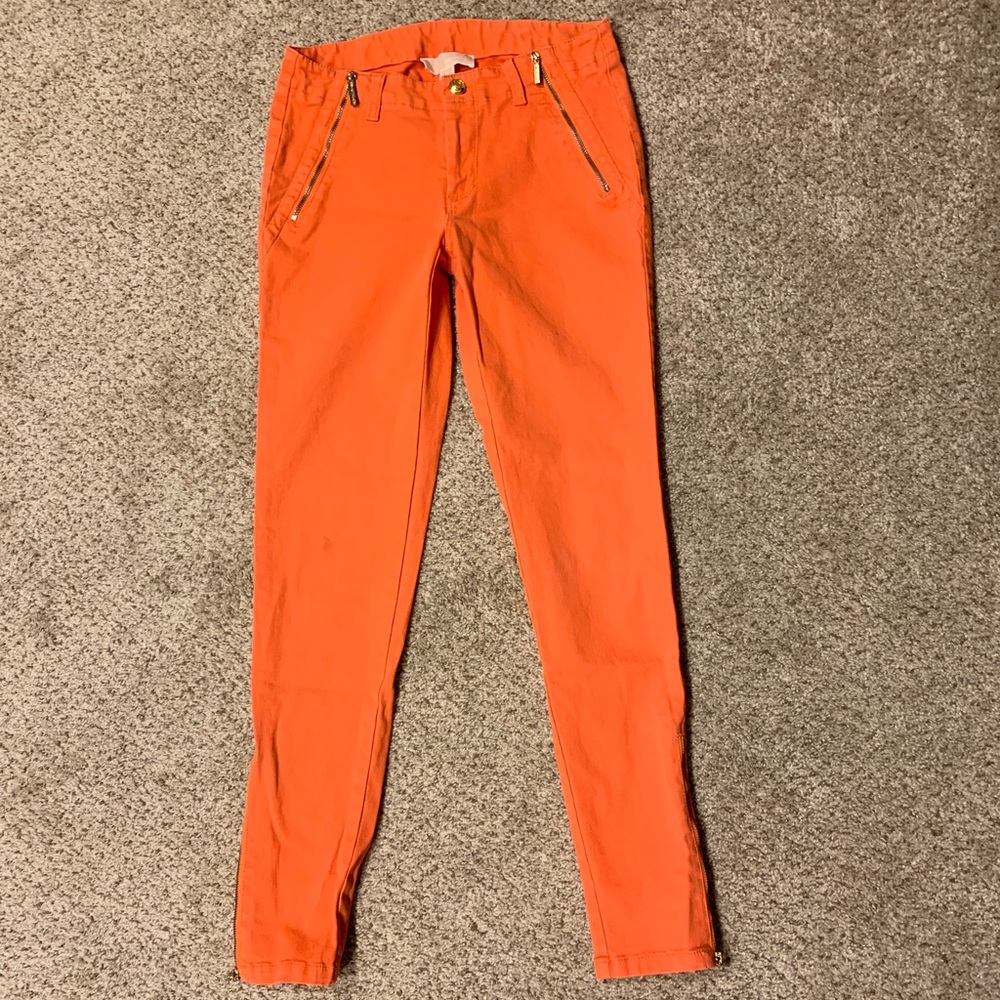 MK orange jeans